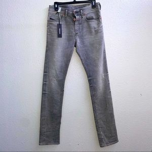 DIESEL Jeans, buster 28x32, gray, slim straight